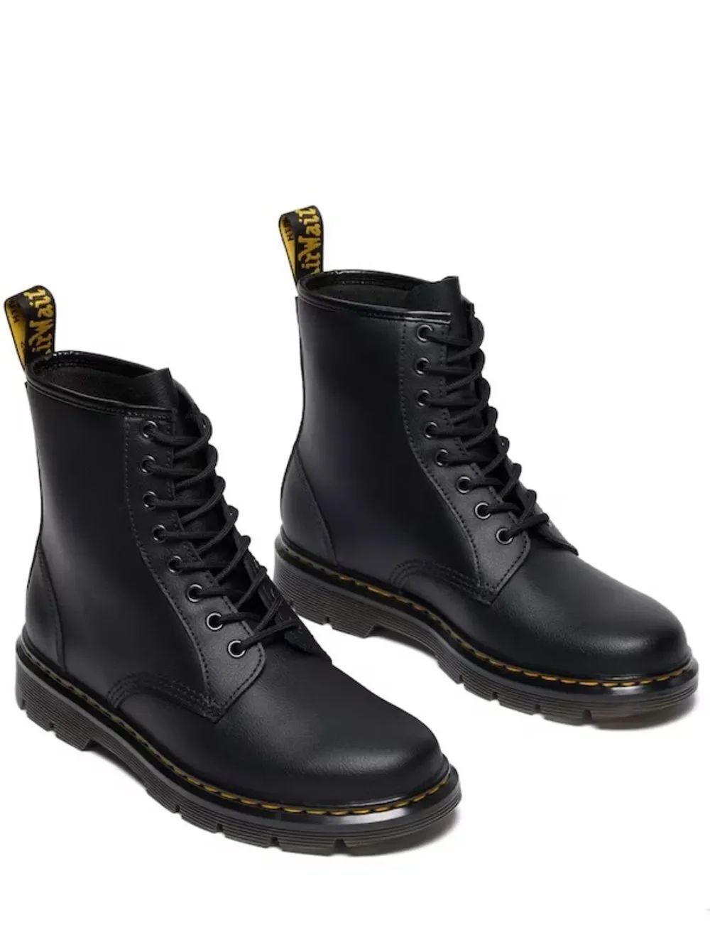 Dr. Martens Zavala Leather 8-Eyelet Combat Boots